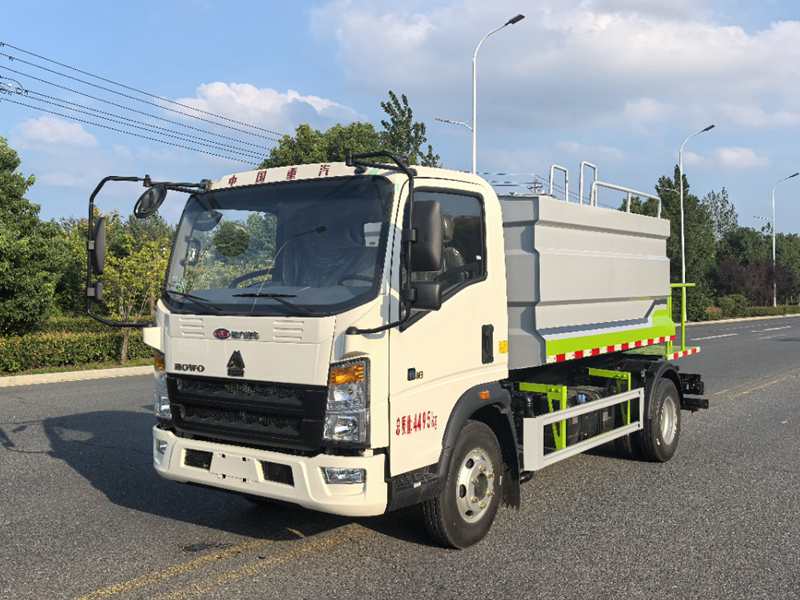 重汽豪沃藍牌抑塵車（灑水車）
